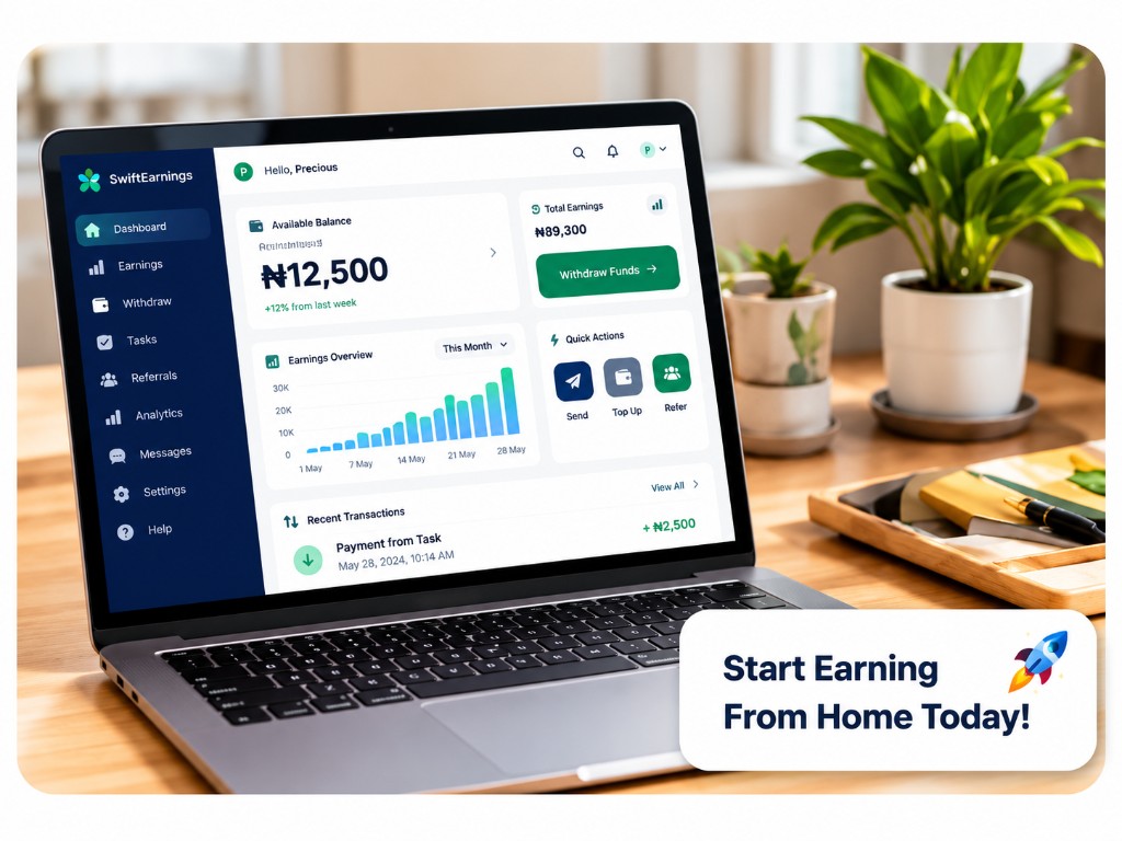 Start earning from home today